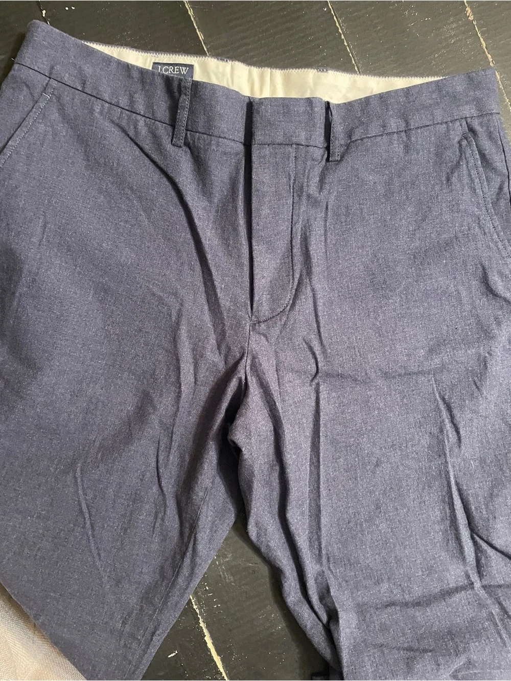 J.Crew Bedford Men’s Slim Dress Pants in Navy